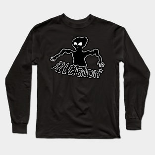 Alien illustration Long Sleeve T-Shirt